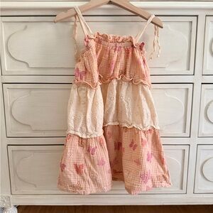 Wild Wawa butterfly amber dress size 3/4